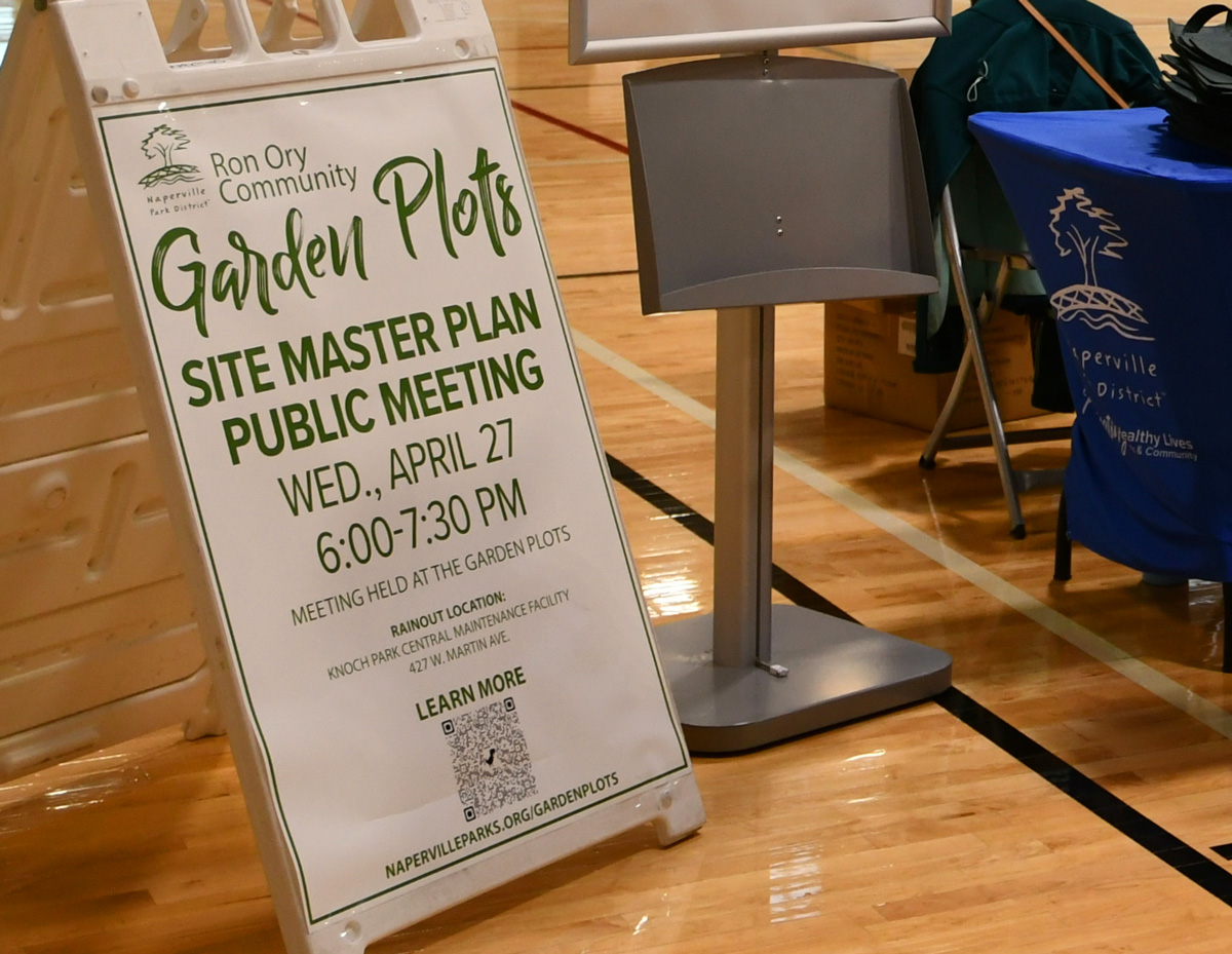 Earth Day event promoted public meeting to consider Garden Plot Improvement Plan